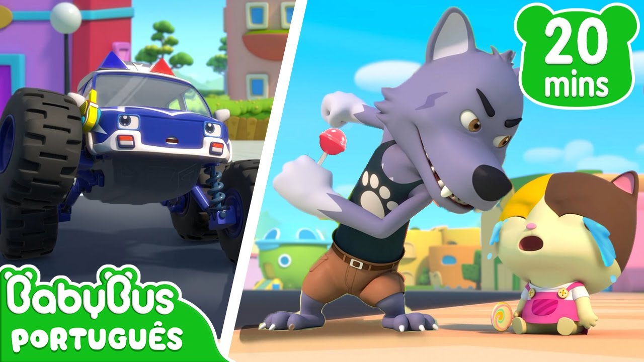 O Pirulito da Mimi é Arrancado Pelo Grande Lobo Mau | Desenhos Animados e Músicas Infantis | BabyBus