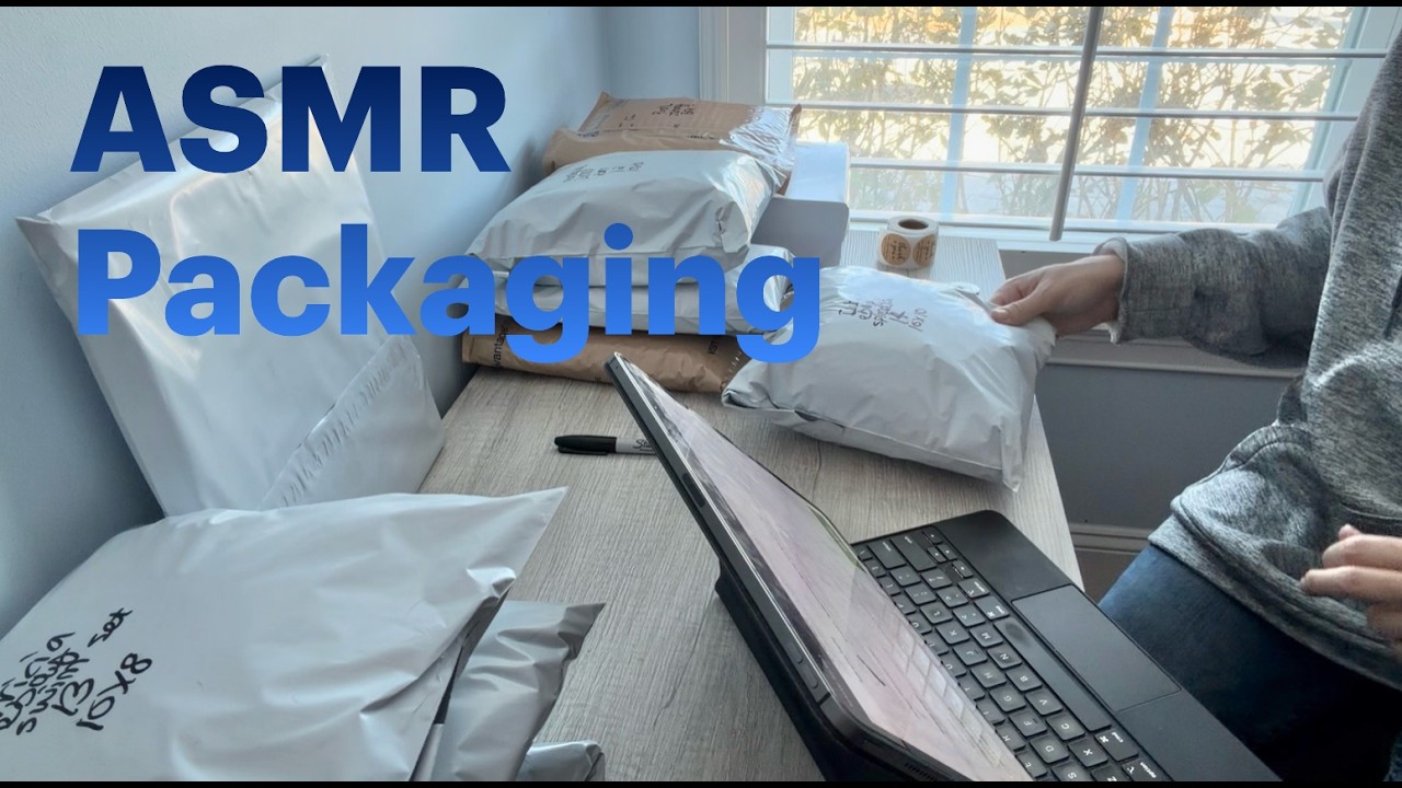 ASMR Light Whispers, Packaging, Fabric & Crinkle Sounds