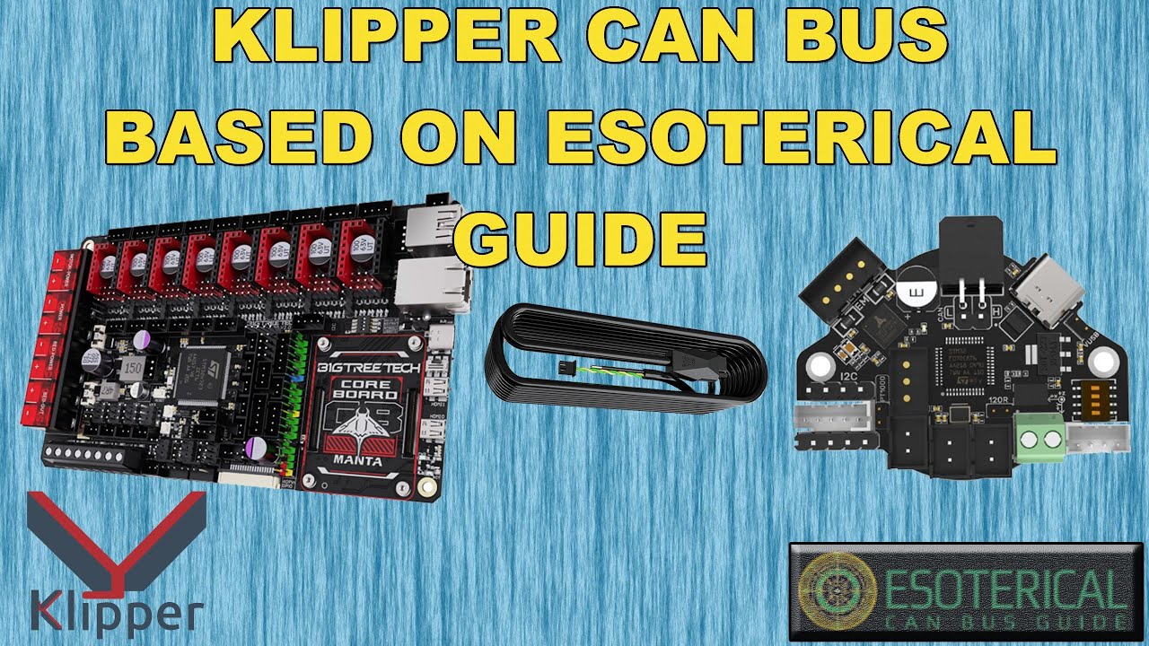 Klipper CAN bus on Manta M8P & EBB36 - Based on Esoterical Guide