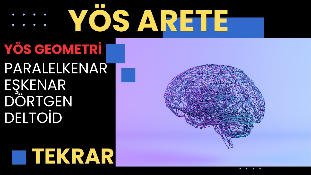 YÖS SINAVI | YÖS GEOMETRİ | PARALELKENAR - EŞKENAR DÖRTGEN - DELTOİD  SORU ÇÖZÜMÜ
