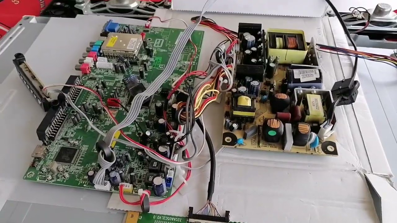 Vestel Lcd Tv Double image (çift resim) arızası ve çözümü, Panel Arızalı Lcd Tv tamiri