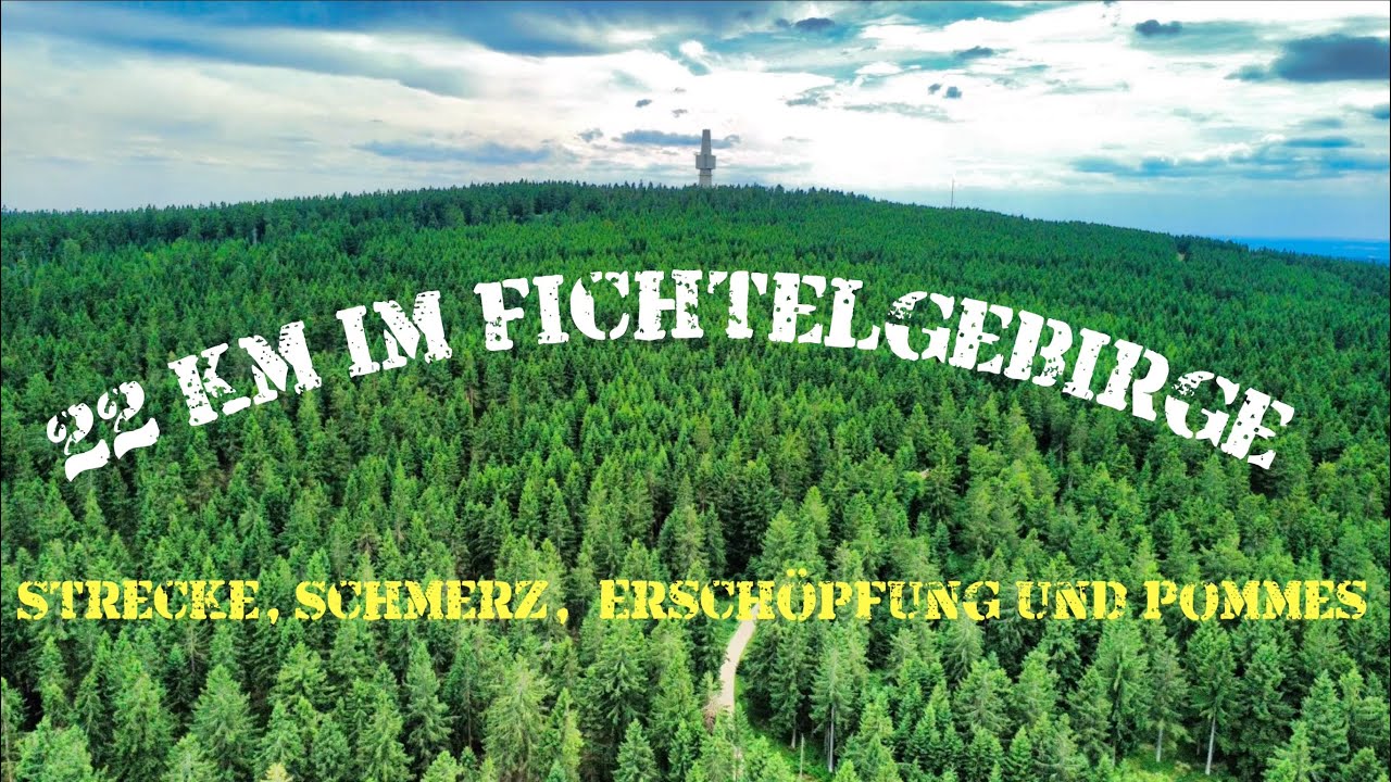 22 km im Fichtelgebirge…über Schneeberg und Nußhardt…