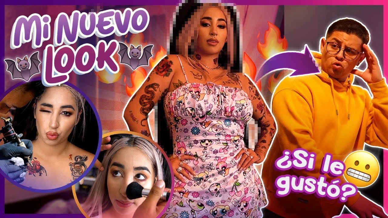 🔥 ME TATUÉ TODO EL CUERPO Y ME HICE EL CAMBIÓ DE LOOK MÁS EXTREMO 😱 MI NOVIO REACCIONA