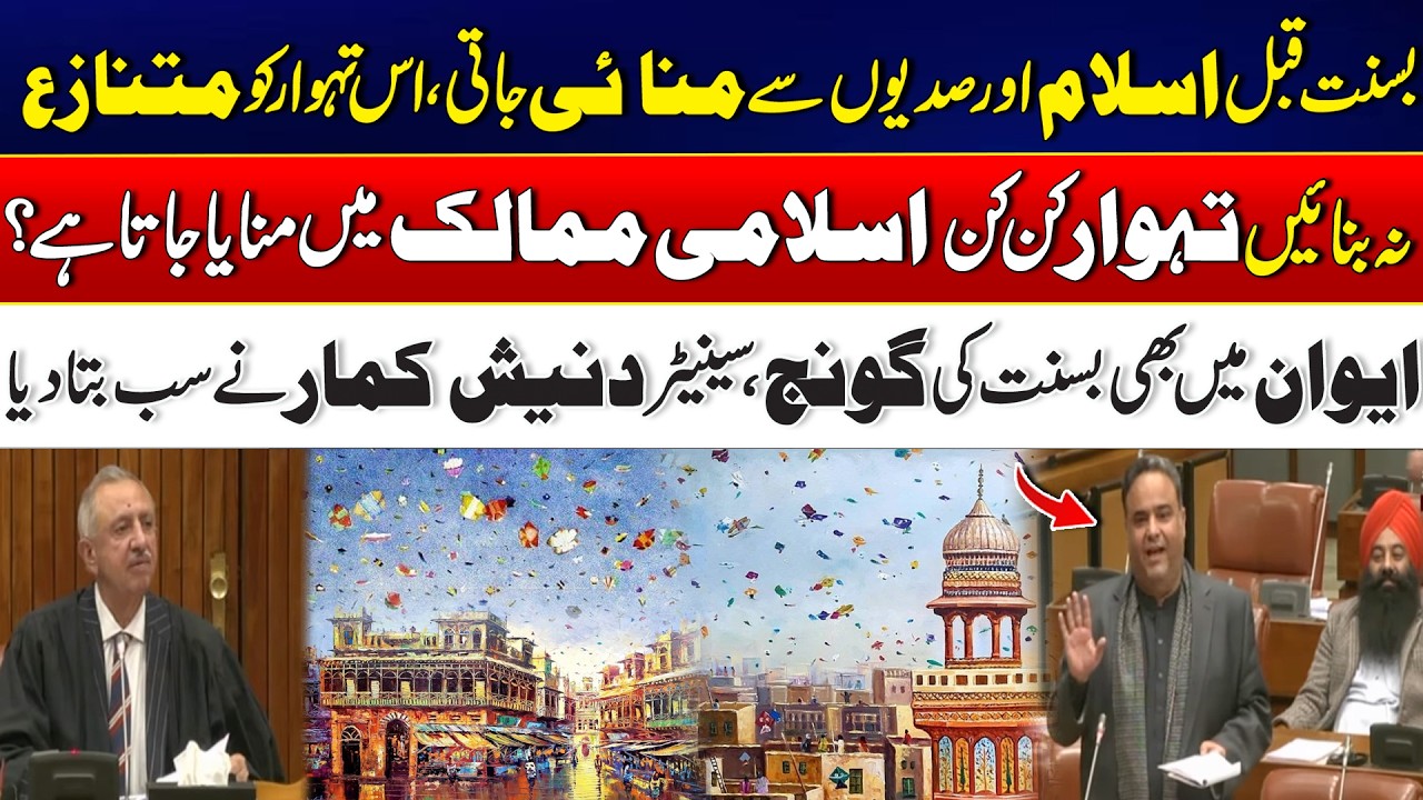 Basant Enters Parliament! - Senator Danesh Kumar Reveals the Truth - Exclusive Speech - 24 News HD