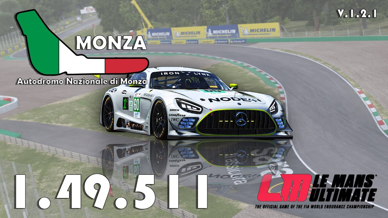 Le Mans Ultimate | Mercedes AMG LMGT3 | Monza | 1.49.511 (Hotlap + FREE Setup)