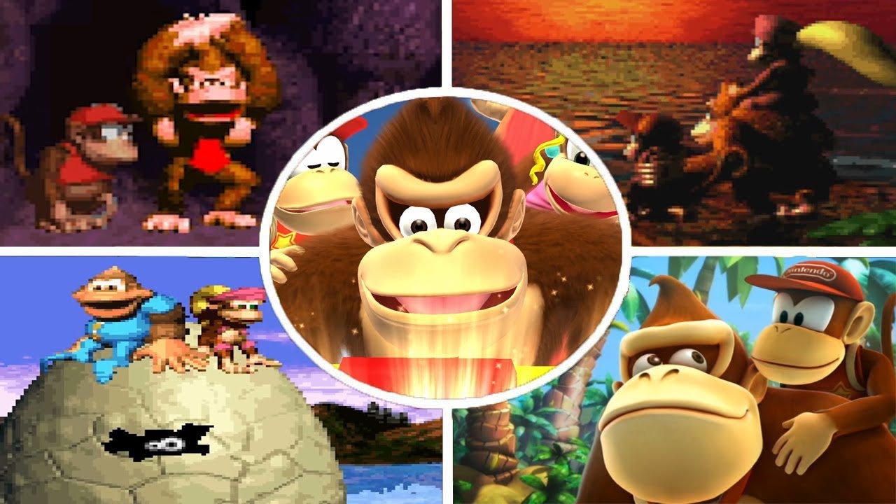 Evolution of Donkey Kong Country Endings (1994 - 2018)