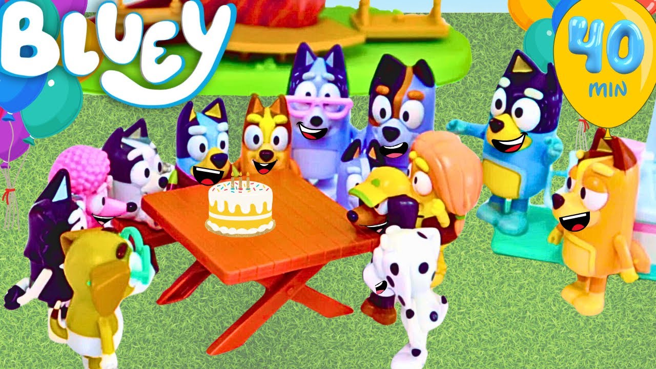 40 minutes of Bluey Playtime Adventures! 😱Bluey Toys Pretend Play Compilation - Epic Family FUN