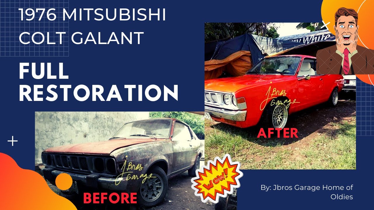 1976 Mitsubishi Colt Galant Full Restoration