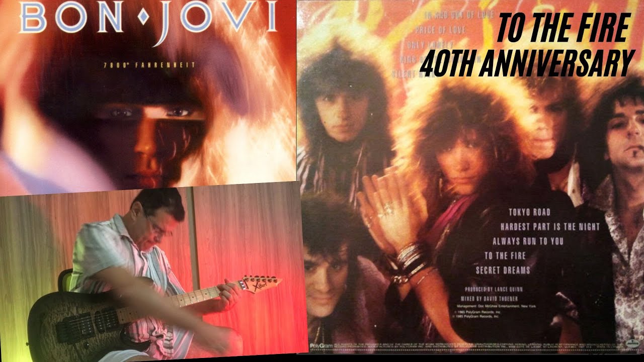 Bon Jovi - To the Fire (40th anniversary tribute - guitar cover by Fabio Veloster)