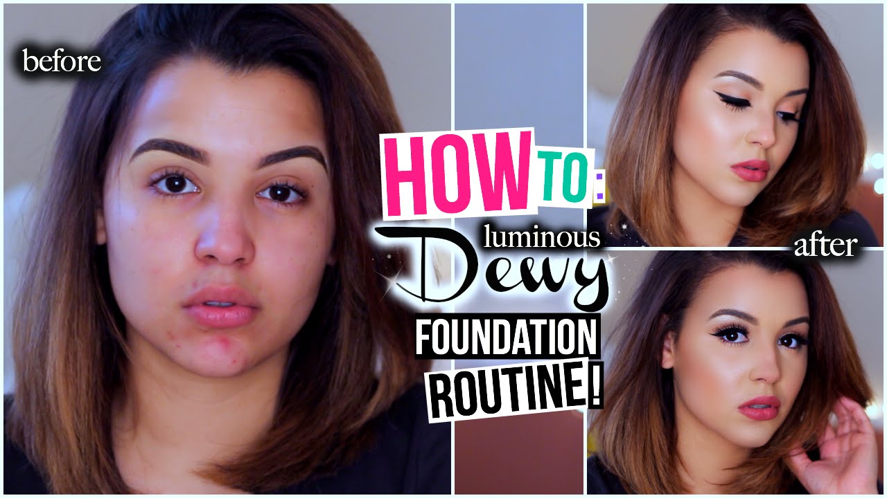 How To: Flawless Luminous Dewy Foundation Routine! | MakeupbyAmarie