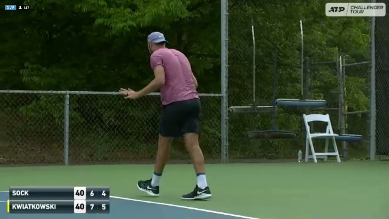 Dramatic Jack Sock Vs. Kwiatkowski Finish | Little Rock Challenger