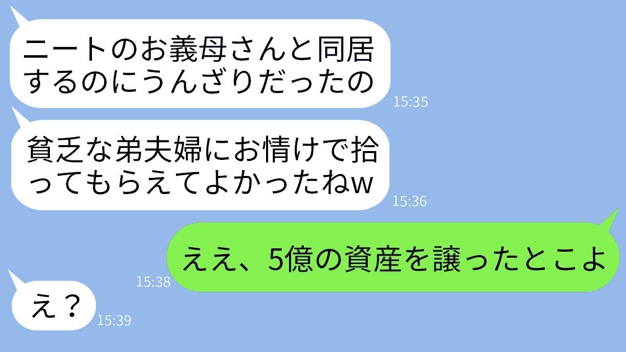 還暦を迎えた義母をニート扱いして家事を全部押し付けた挙句に追い出した兄夫婦「寄生虫ババア出ていけw」→弟の嫁である私が家に招待したら、兄夫婦が大いに後悔することになったwww