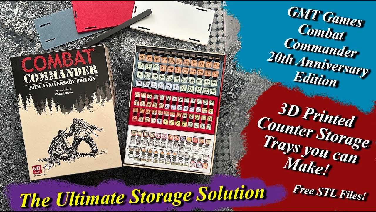 GMT Combat Commander — юбилейное издание, посвященное 20-летию — идеальное решение для хранения д...