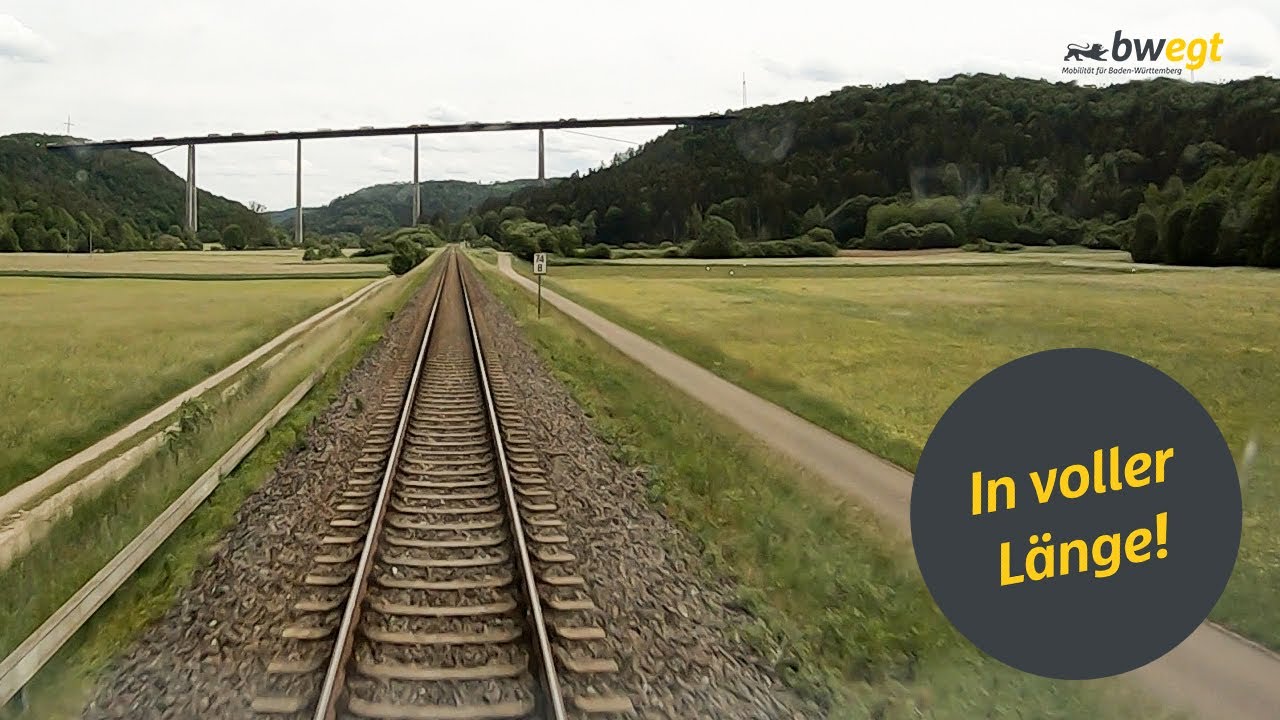 Führerstandsmitfahrt von Horb nach Tübingen mit bwegt auf der Kulturbahn
