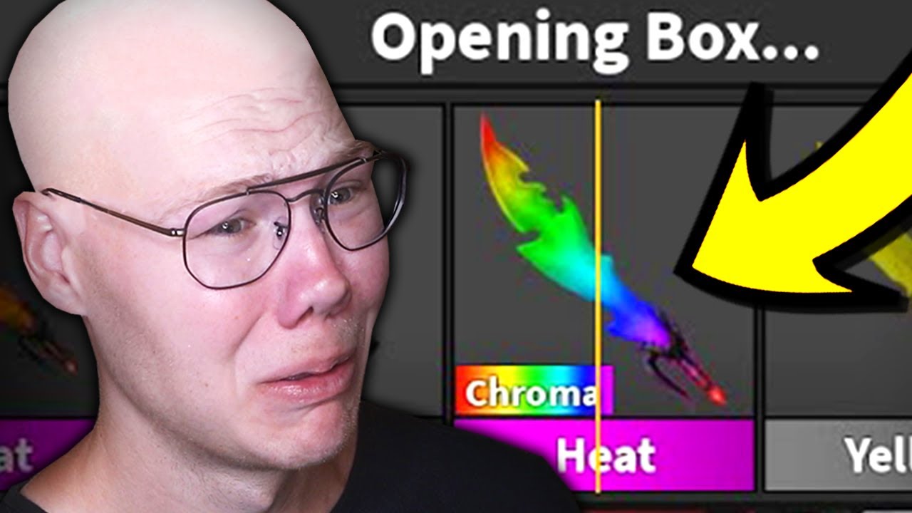 MM2 but if I unbox a godly, I SHAVE MY HEAD BALD.. (Roblox Murder Mystery 2)