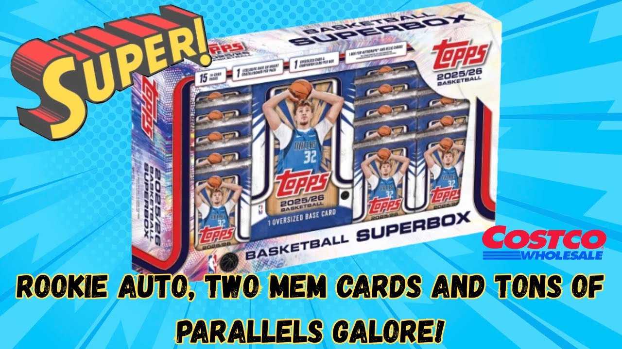 🔥СУПЕРБОК TOPPS УЖЕ ЗДЕСЬ‼️БАСКЕТБОЛЬНЫЙ СУПЕРБОК TOPPS 2025/26 ОТ COSTCO