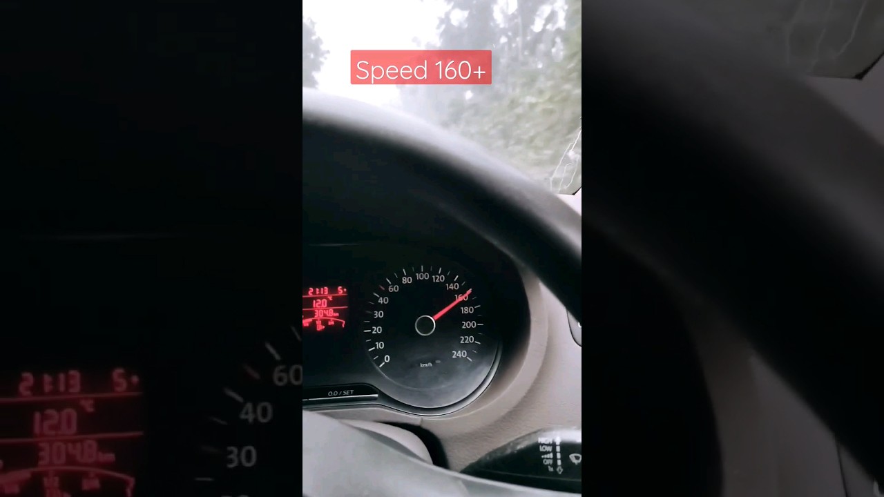 Volkswagen Vento speed above 160kmph #shorts #viral #volkswagen #vento