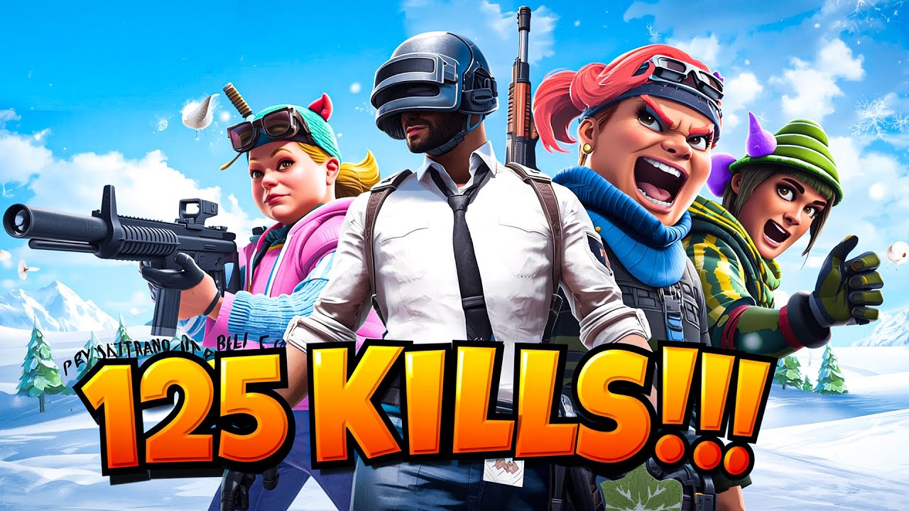 125 KILLS 😱 ABSOLUTE MADNESS! Frosty Funlab WORLD RECORD PUBG Mobile