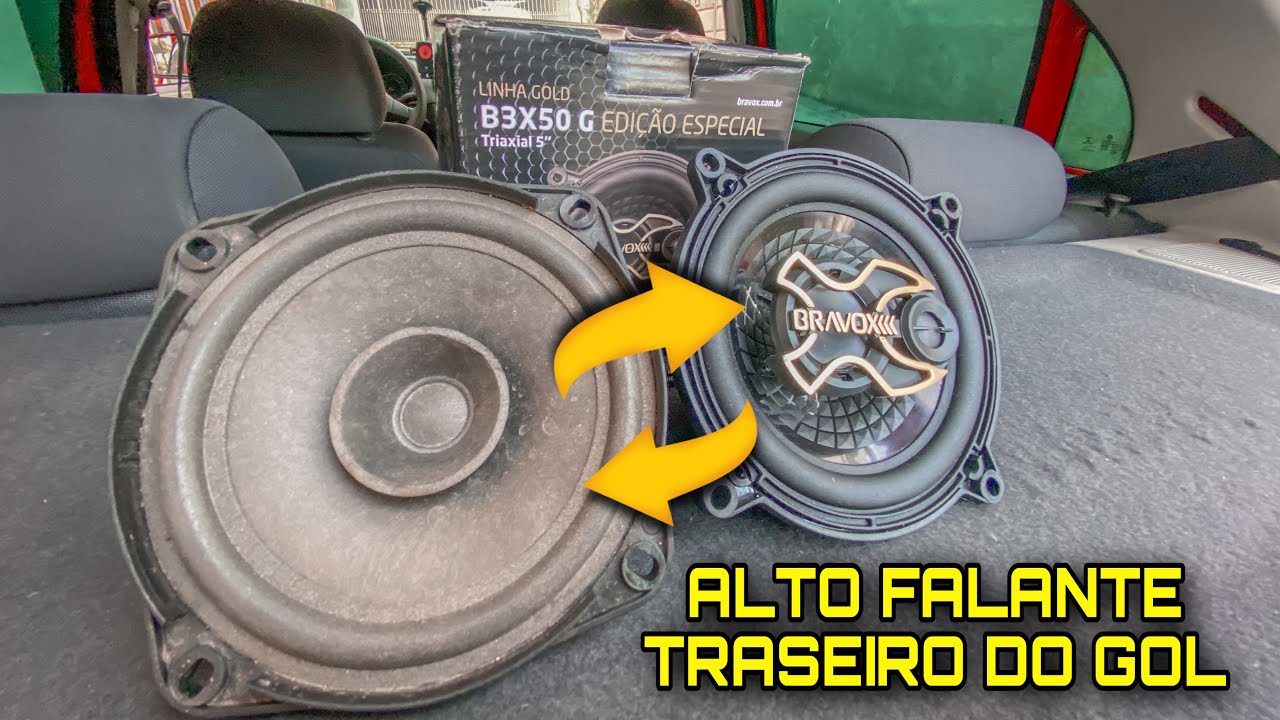 COMO TROCAR E INSTALAR ALTO FALANTE TRASEIRO DO GOL G6/G7