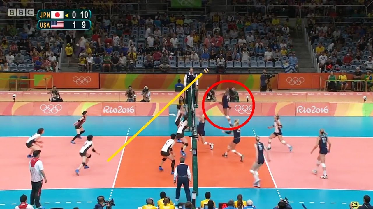 25 ไหลหลัง อคินราเดโว โอลิมปิก 2016 Foluke Akinradewo Top 25 back slide attacks volleyball olympics