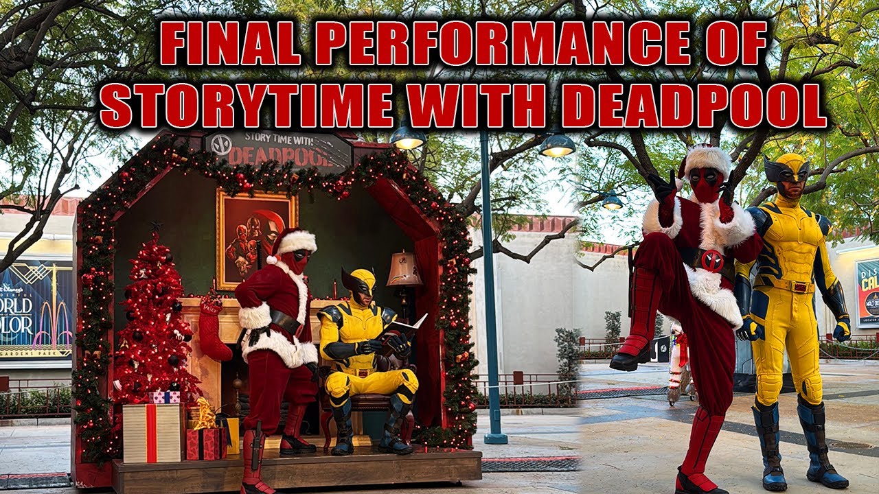 Deadpool Holiday Storytime FINAL PERFORMANCE | California Adventure Marvel Show