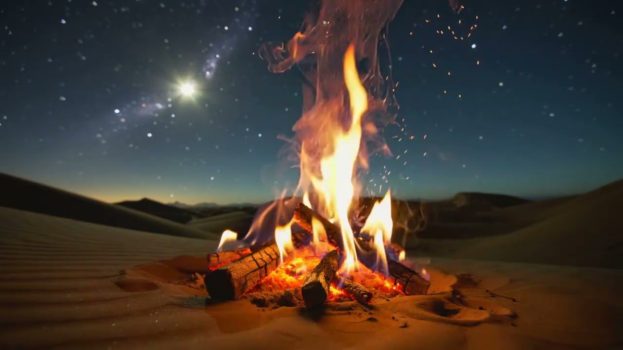 INSTANT HYPERFOCUS: 120 BPM African Drums for ADHD (Fire Ambience)