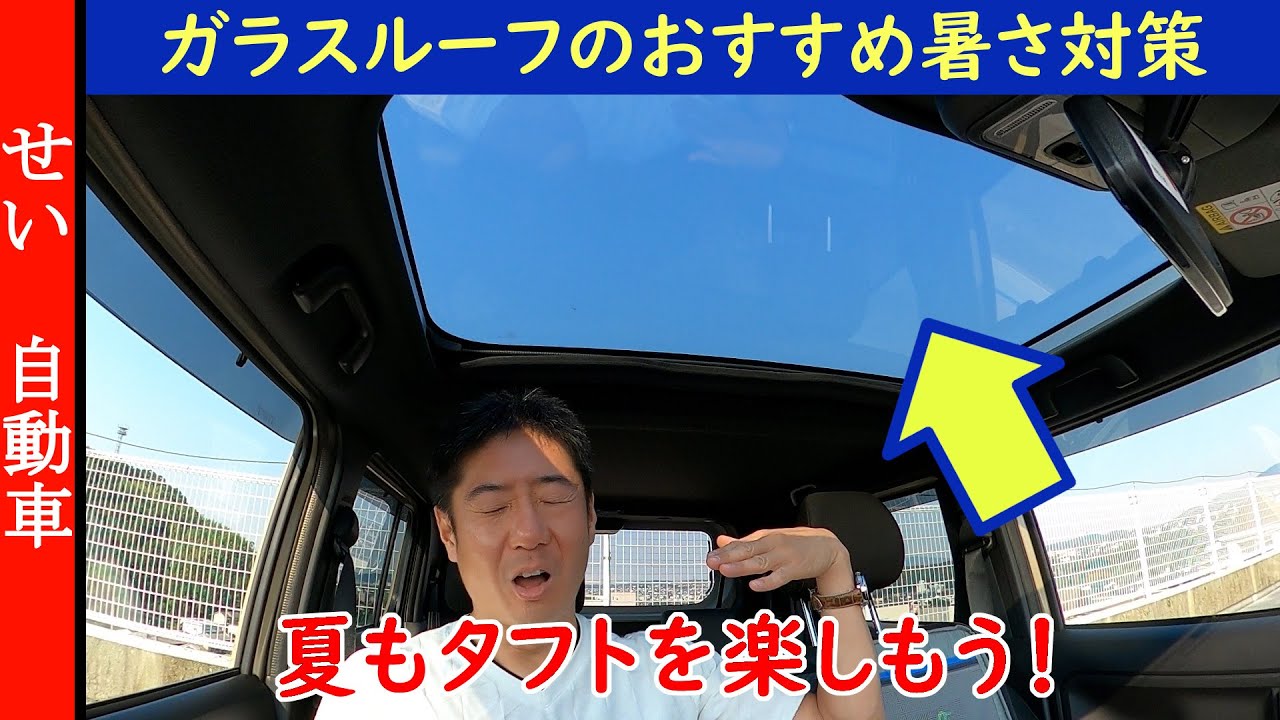 タフトのおすすめ暑さ対策を紹介するよ【サンルーフ、ガラスルーフ】