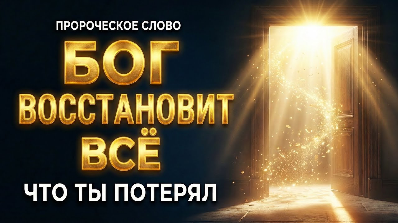 БОГ ВОССТАНОВИТ ВСЁ, ЧТО ТЫ ПОТЕРЯЛ — Пророческое Слово