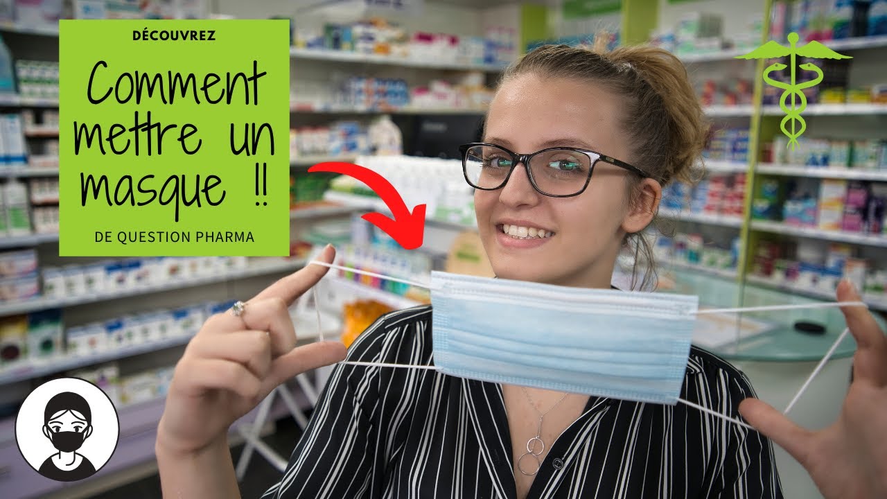 COMMENT METTRE UN  MASQUE CHIRURGICAL (tuto)