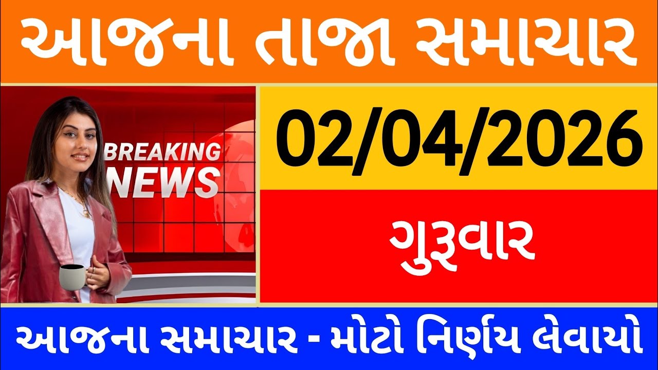 આજના તાજા સમાચાર 20 માર્ચ, 2026 Today Breaking News 20 મોટા સમાચાર મોટો નિર્ણય ખેડુત મોદી