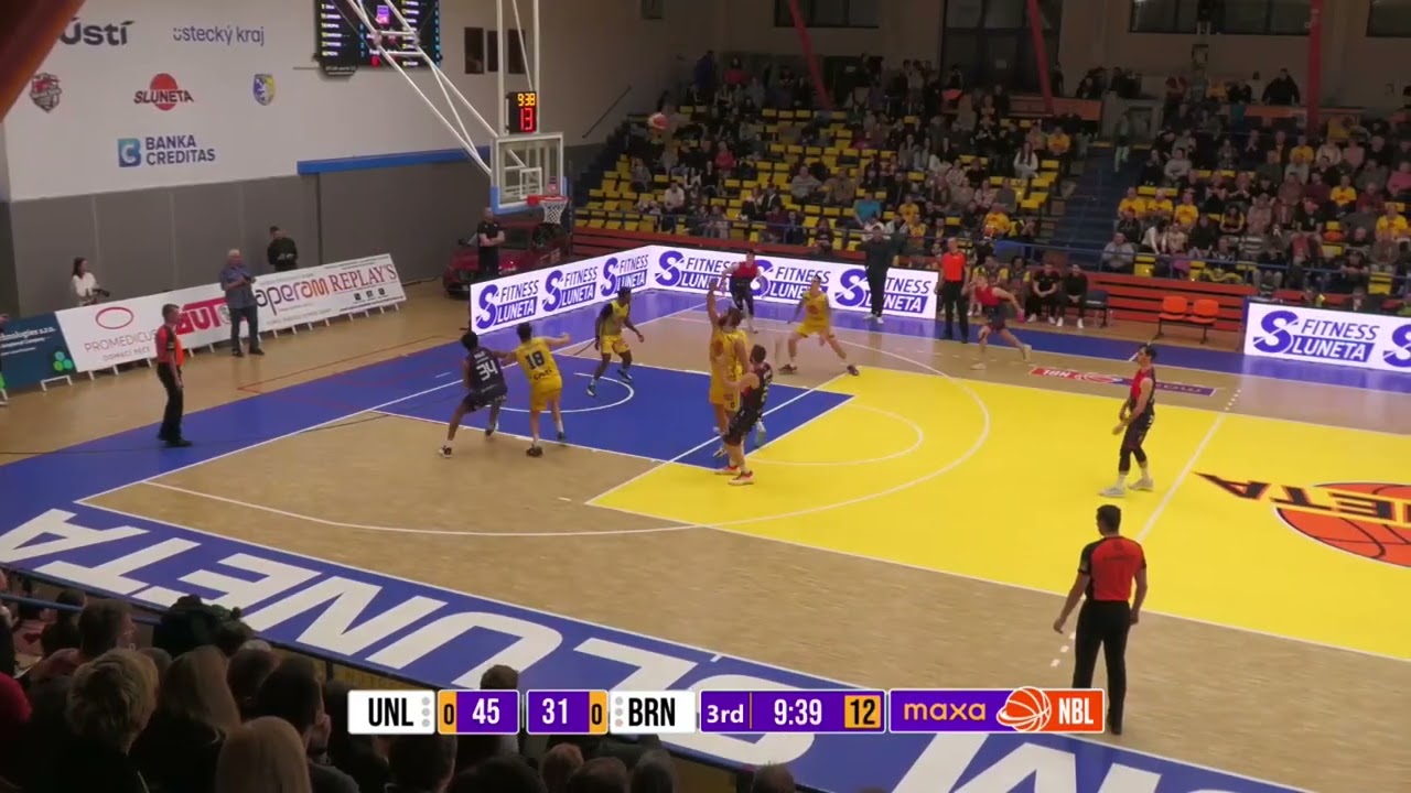 Highlights: SLUNETA Ústí nad Labem vs PUMPA Basket Brno | 15/02/2026