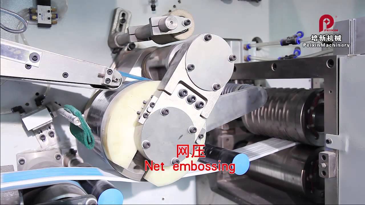 Semi servo T shape diaper production line