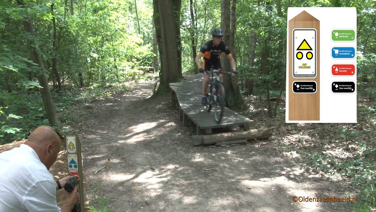 NTFU kleurt MTB-routes veilig op het Hulsbeek.