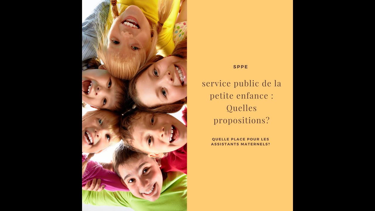 Présentation du service public de la petite enfance