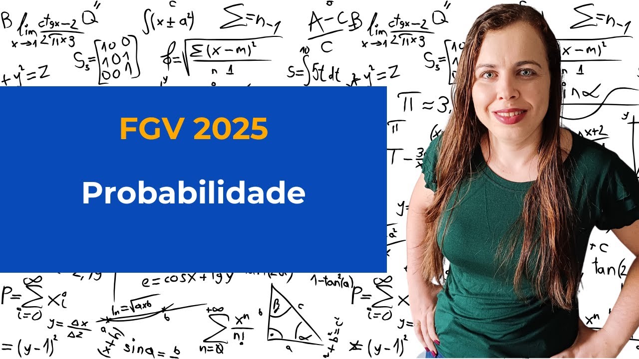 Probabilidade FGV 2025 | Questão Comentada da Polícia Civil (Sem Pegadinha)