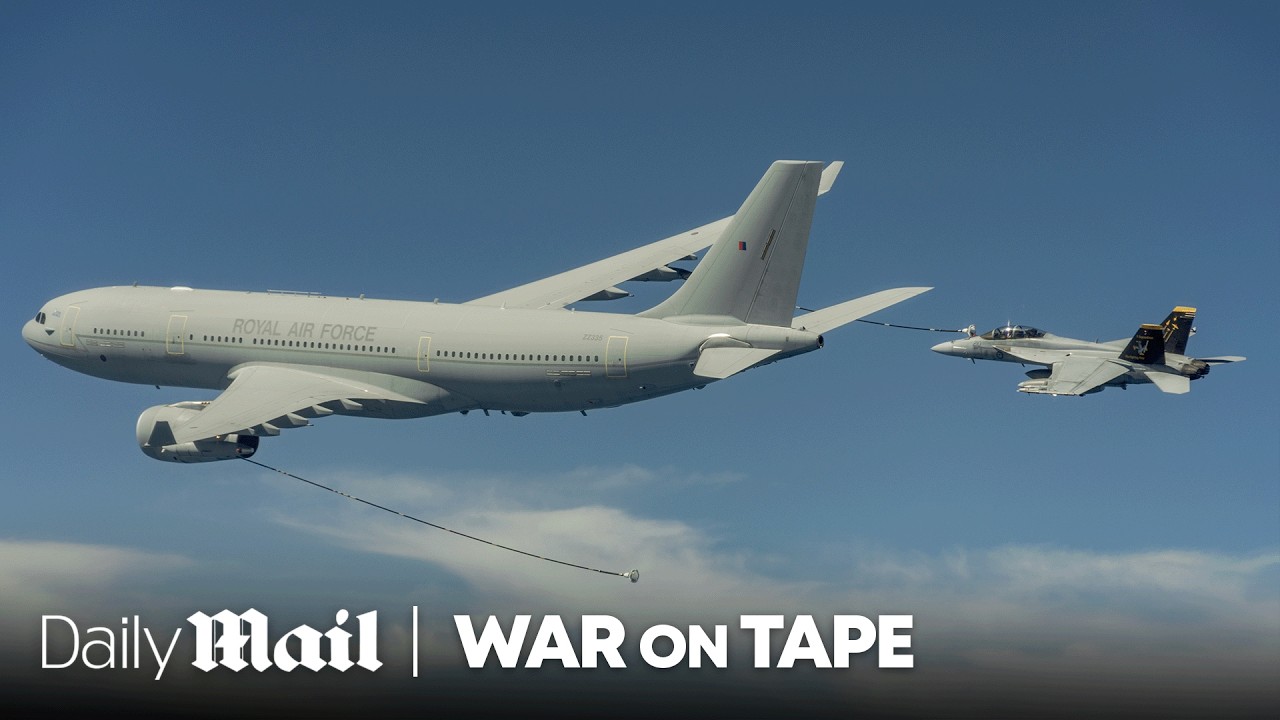 How Mid-Air Refuelling Jets Really Work | War On Tape | Daily Mail