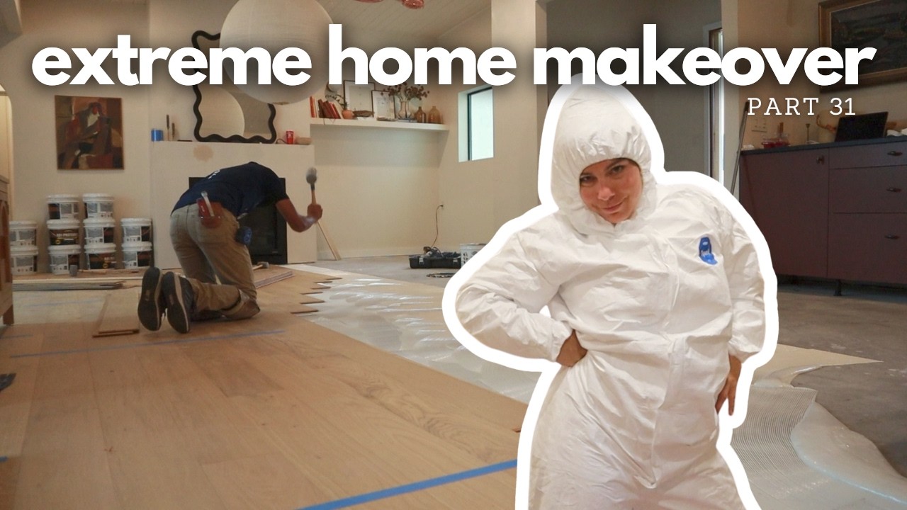 Wood Floor Installation! // New Floors, New Plants, & New Paint!