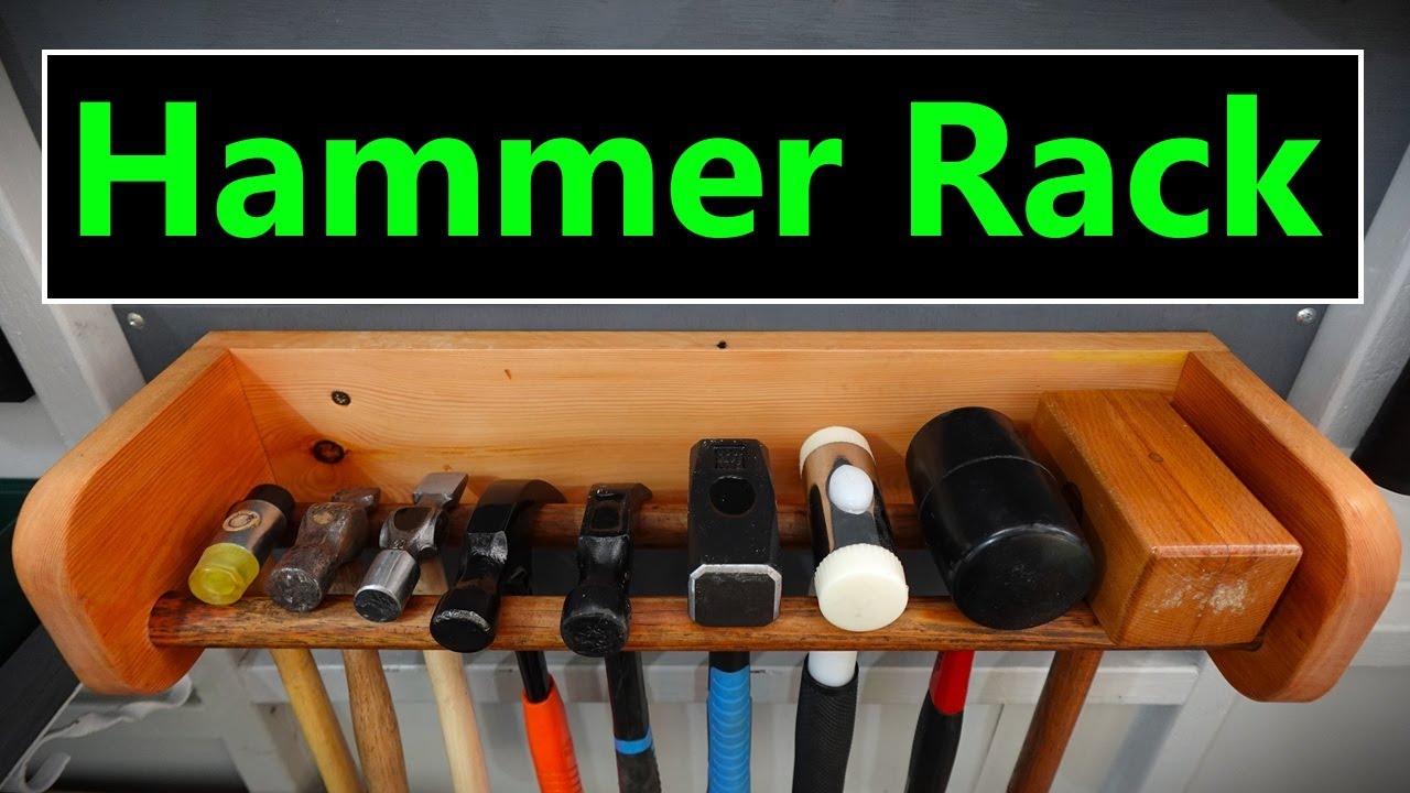 How to Make a Simple Hammer Rack (Scrap Wood Project)