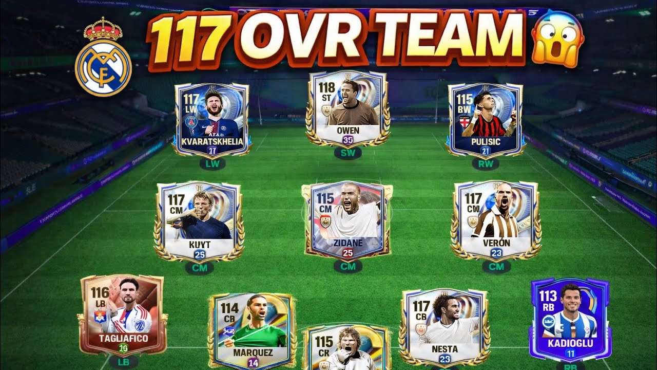 I REACHED 117 OVR IN FC MOBILE #fcmobile 