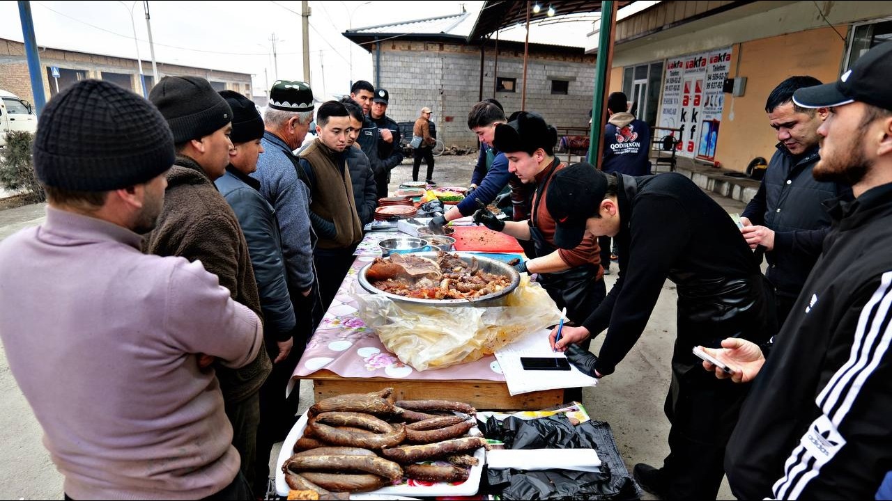 Namanganda Kechasi Issiq Kalla Poycha | Juda Mazali O‘zbek Taomi
