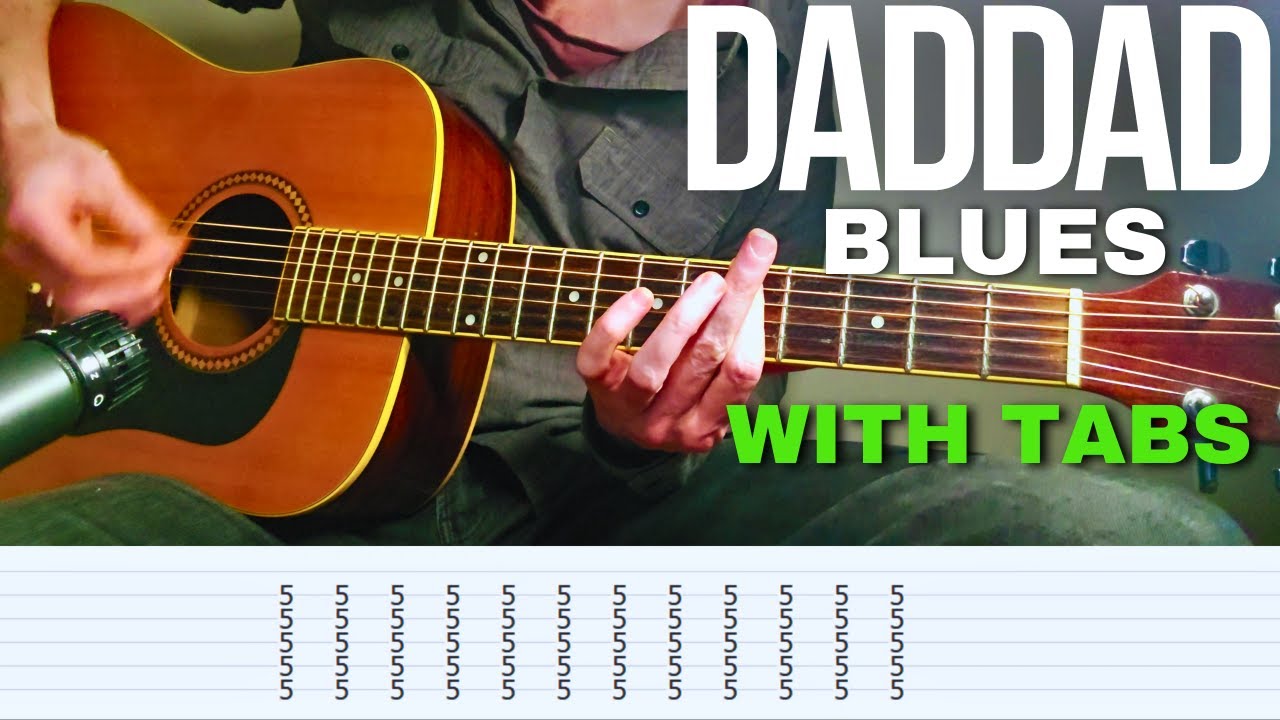 Hypnotic Acoustic Blues in DADDAD Tuning (With Tabs)