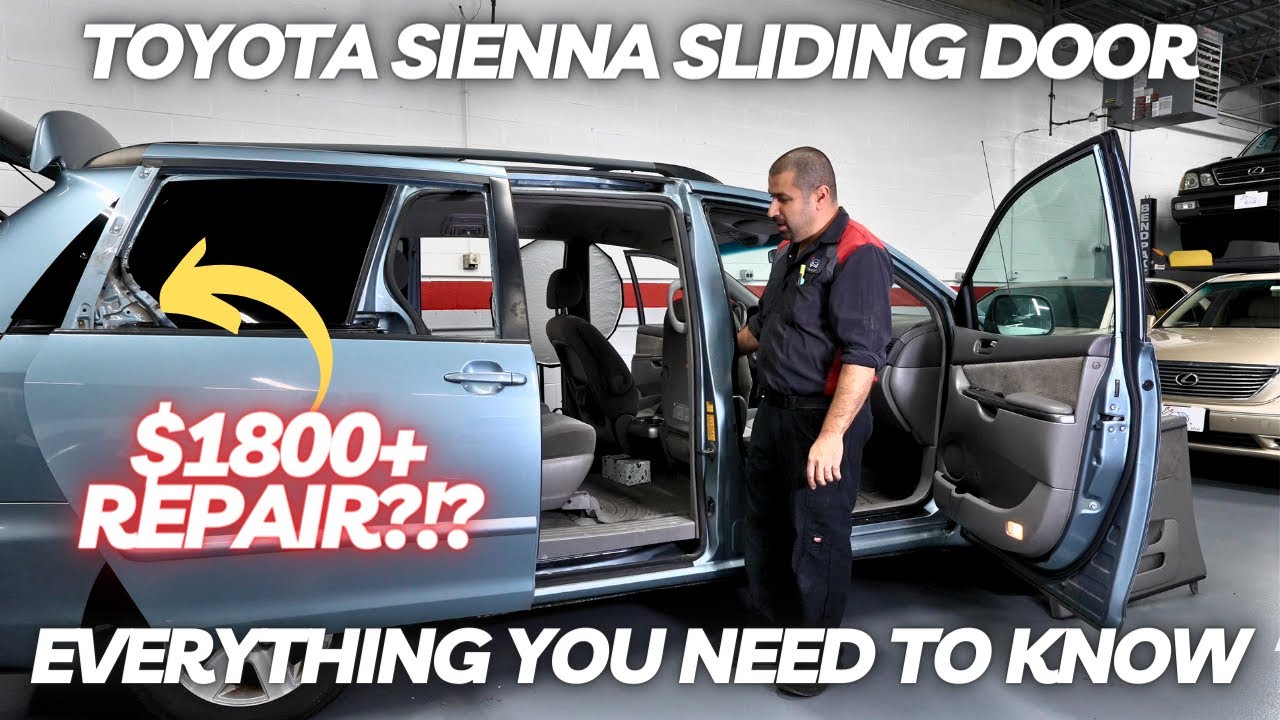 Раздвижные двери Toyota Sienna | Почему ремонт этой двери стоит более 1800 долларов? Всё, что вам...