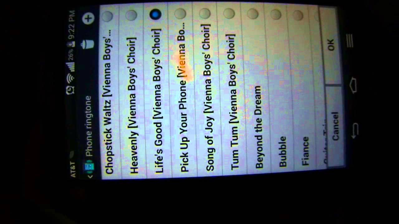 Choir Ringtones LG G2