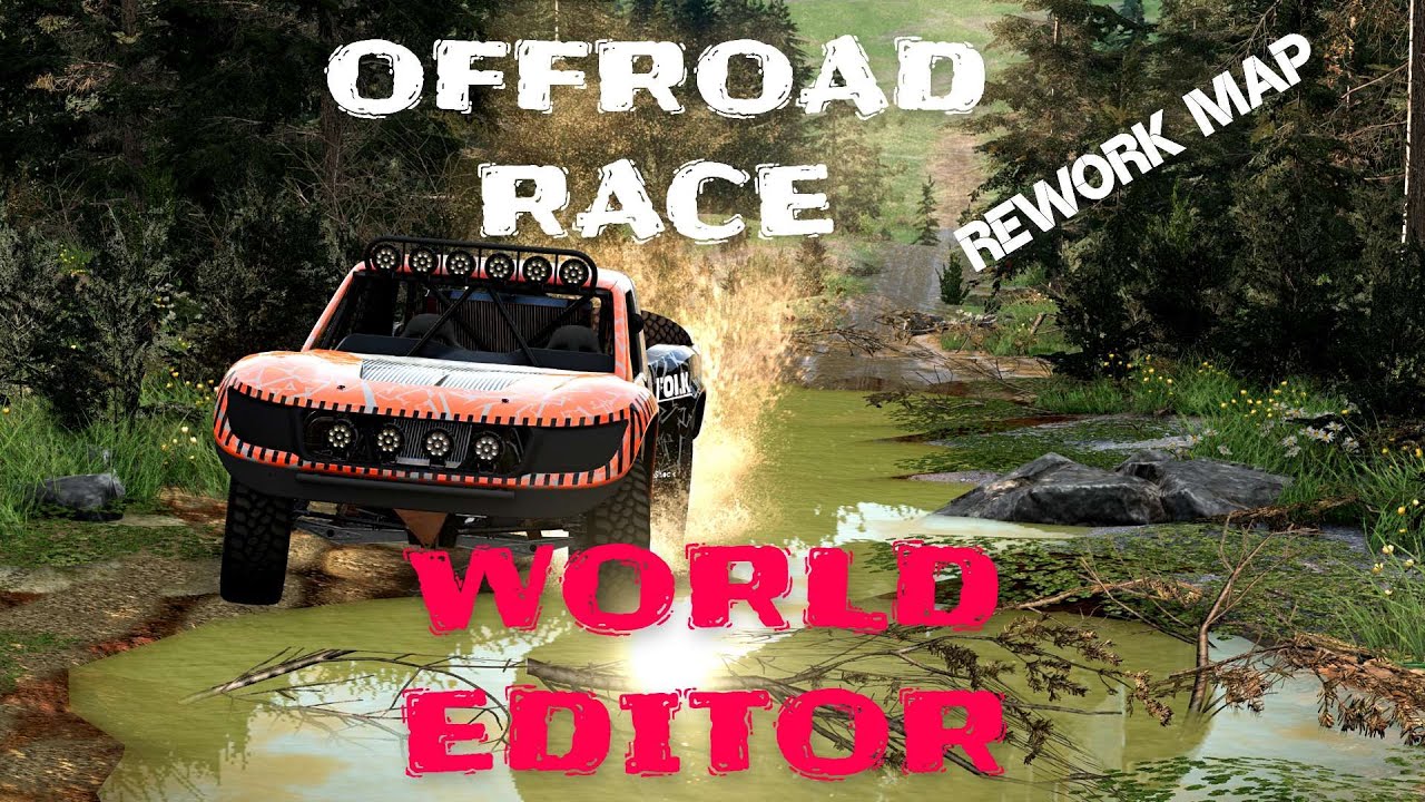Rework map Natural Playground BeamNG.drive offroad race