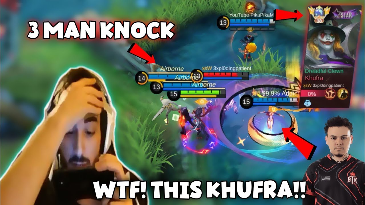 BTK MOBAZANE & VICTOR MET TOP GLOBAL KHUFRA IN A RANK GAME..😳