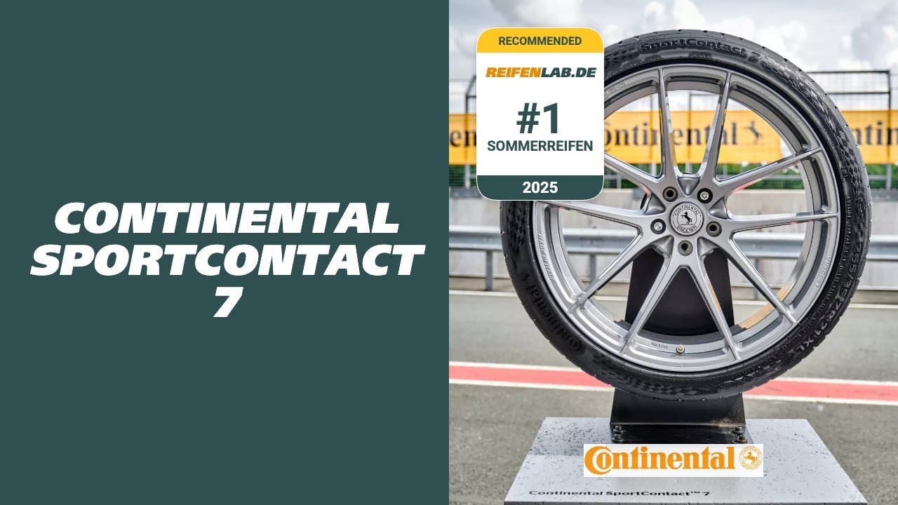 Continental SportContact 7: Test & Vergleich mit Goodyear, Bridgestone, Michelin