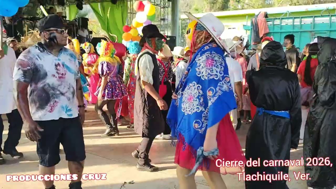 Cierre del Carnaval 2026, Tlachiquile; Ver. // Trío Consentido Huasteco
