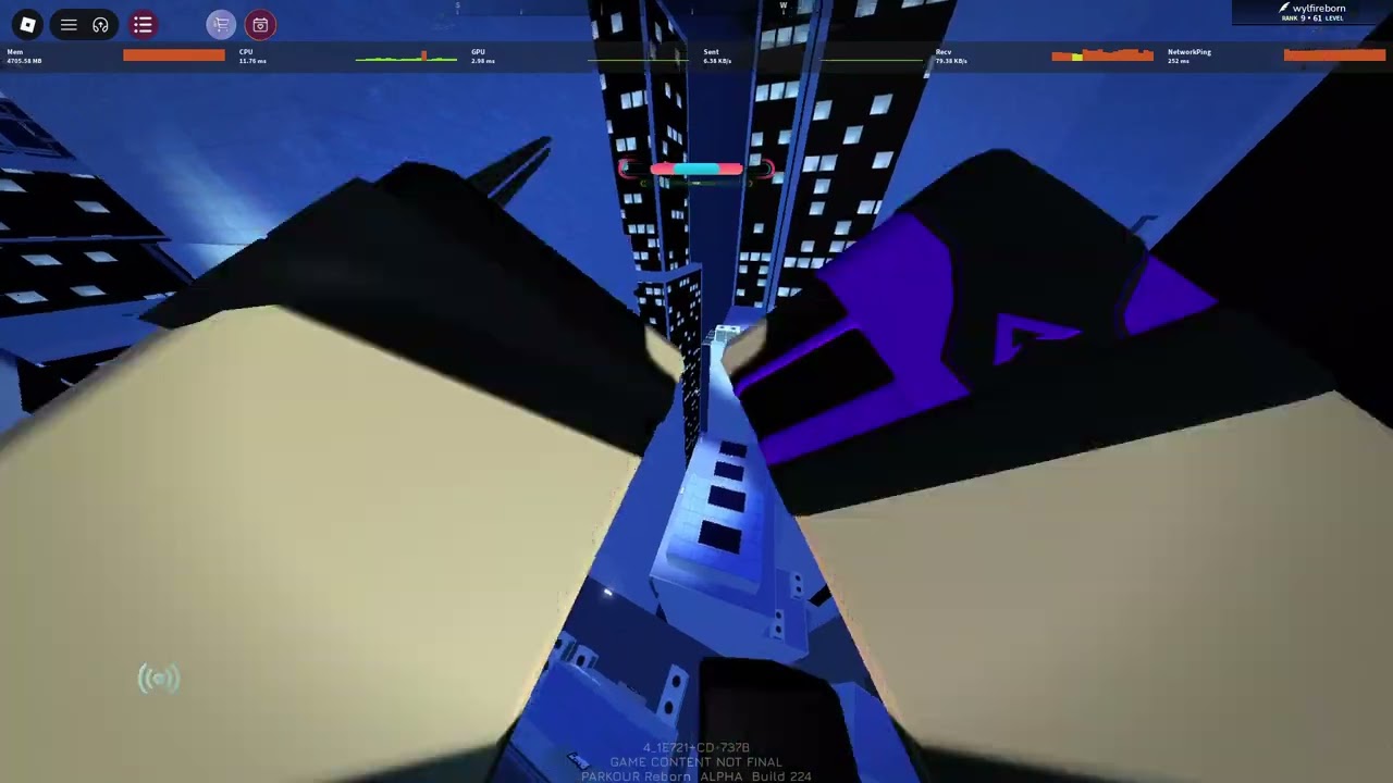 Свободный как ветер II Roblox Parkour Reborn