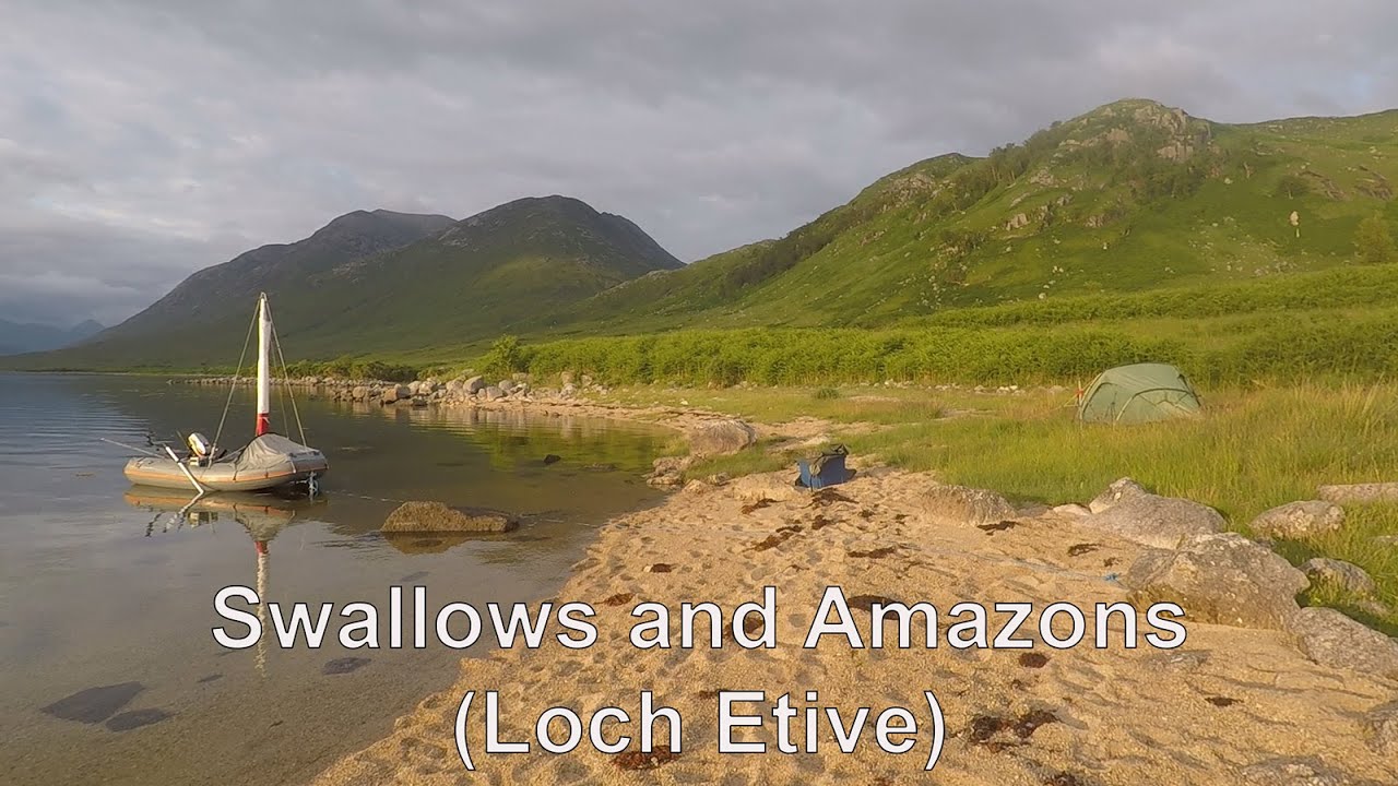 Swallows and Amazons on Loch Etive by Inflatable Boat