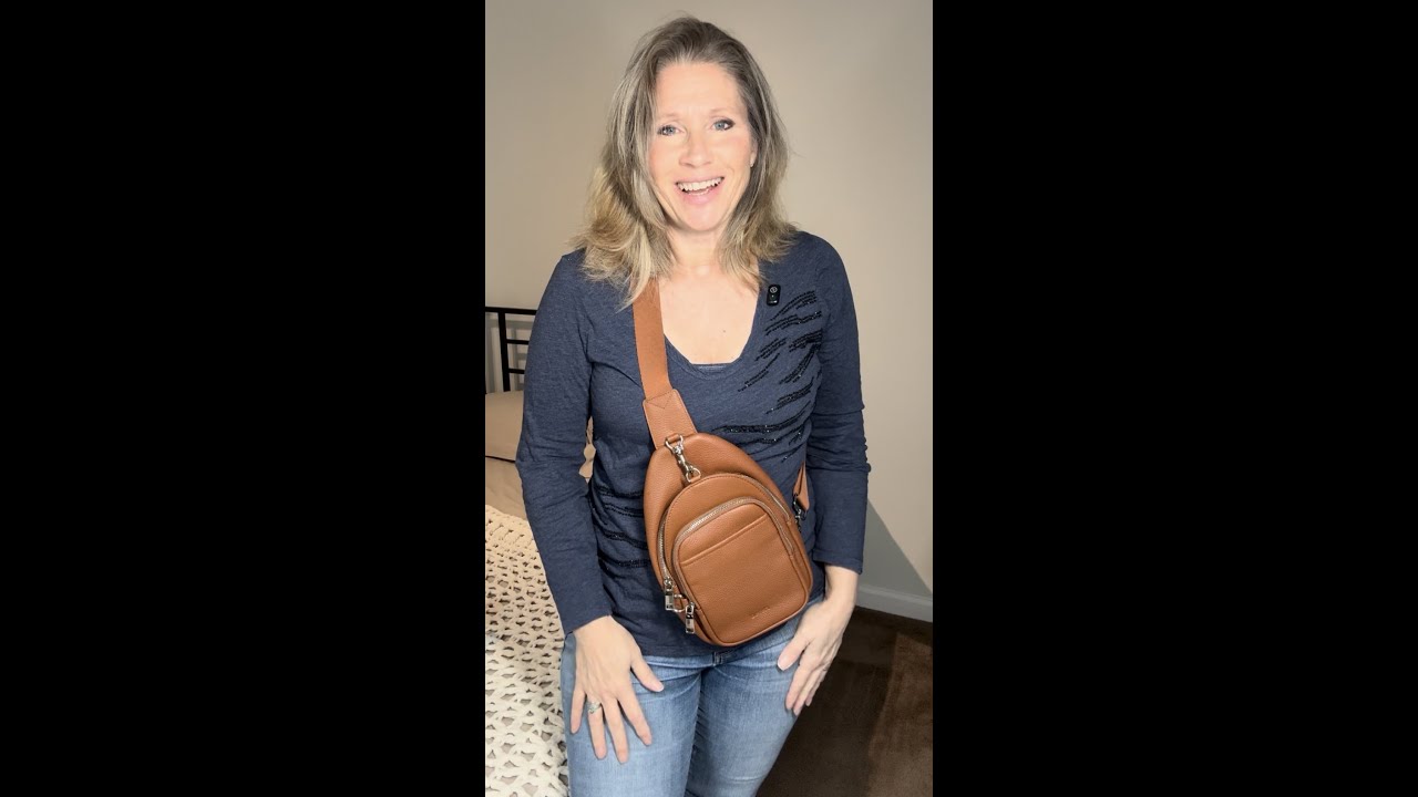 Need an extra hand? Try this Genuine Soft Leather Sling Bag RFID Blocker by Befen.